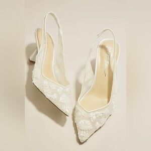 Betsey Johnson Low Bridal Heels